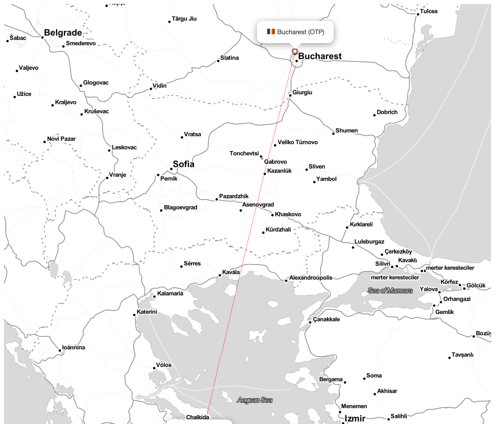 Flight map for AEE960 A3960