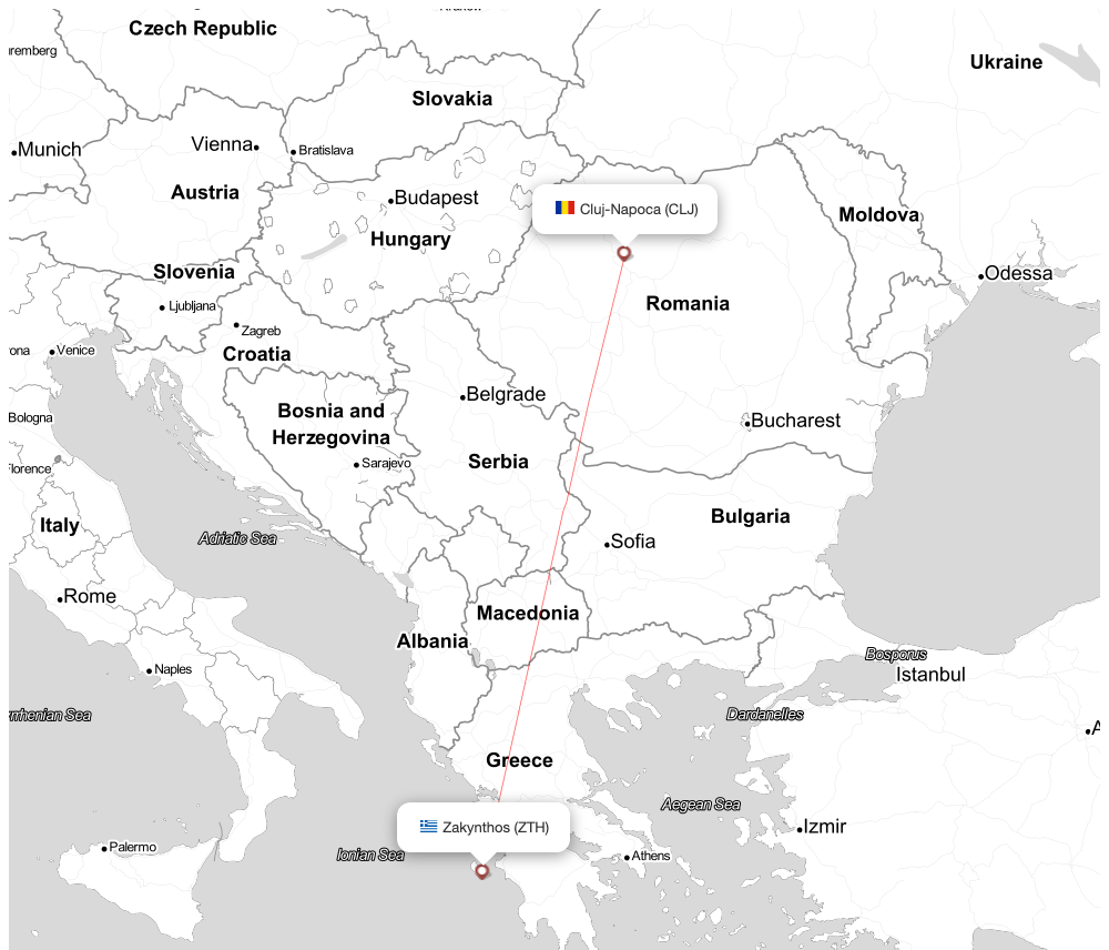 Flight map for AWG4122 A24122